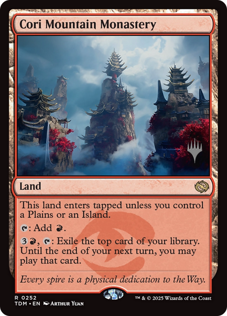 Cori Mountain Monastery (252) [Promo Pack: Tarkir: Dragonstorm]