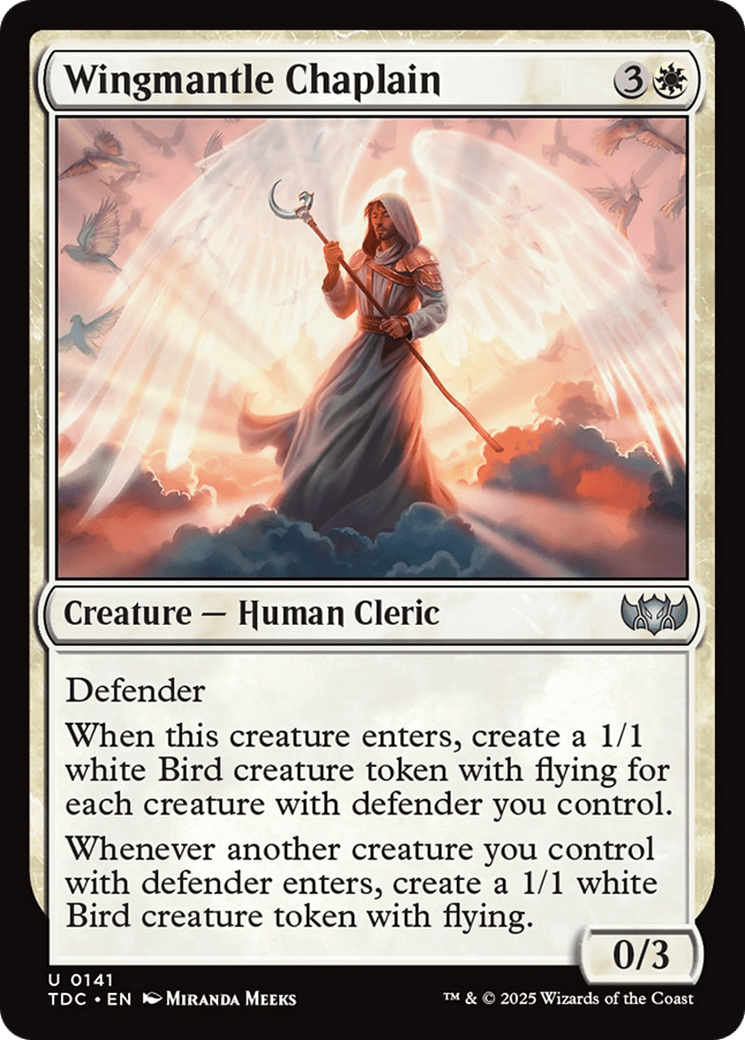 Wingmantle Chaplain (141) [Commander: Tarkir: Dragonstorm]