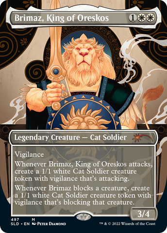 Brimaz, King of Oreskos (Borderless) [Secret Lair Drop Series]