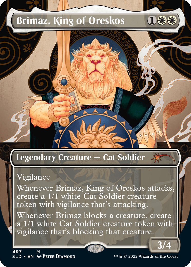 Brimaz, King of Oreskos (Borderless) [Secret Lair Drop Series] Foil