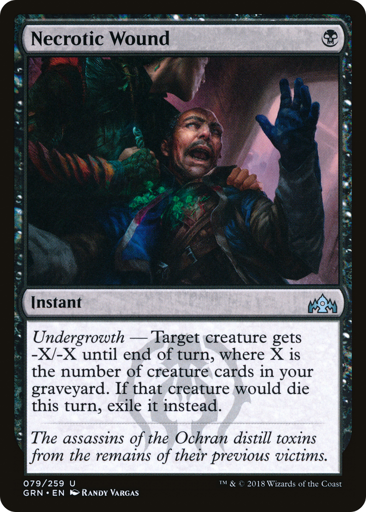 Necrotic Wound [Guilds of Ravnica] Foil