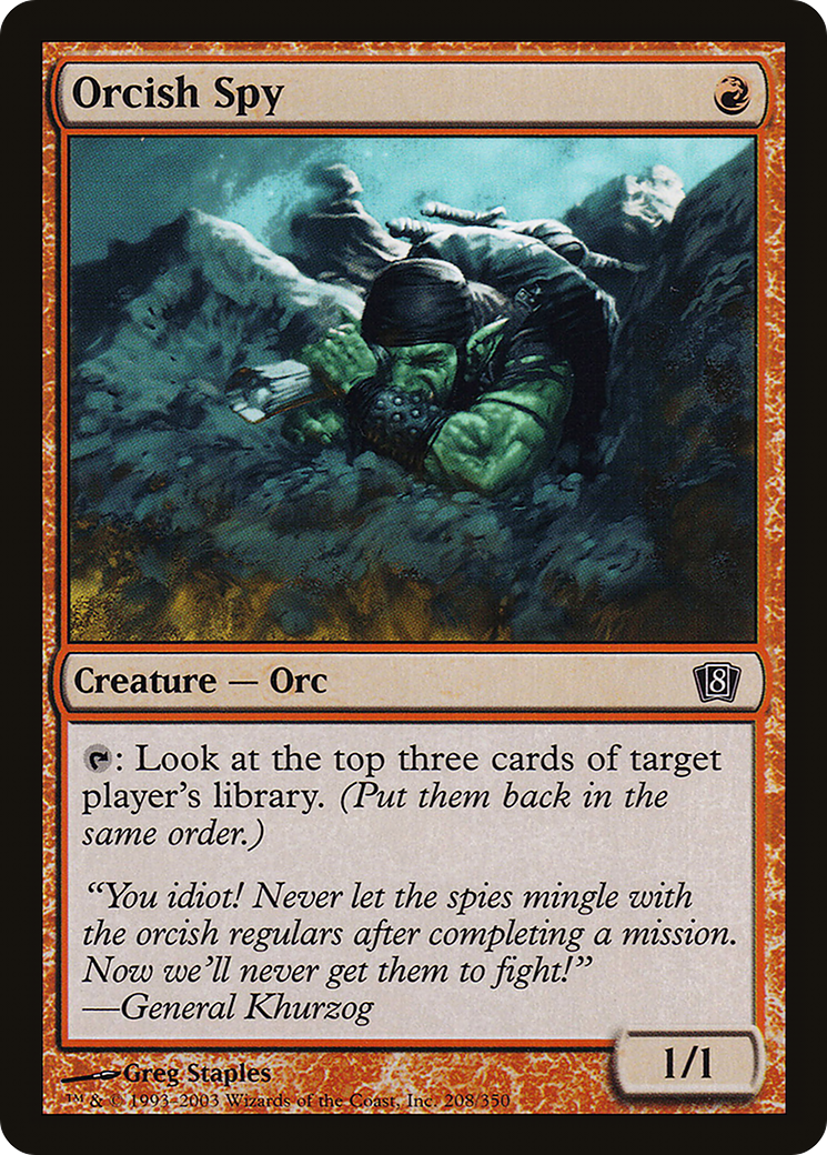 Orcish Spy [Eighth Edition] Foil