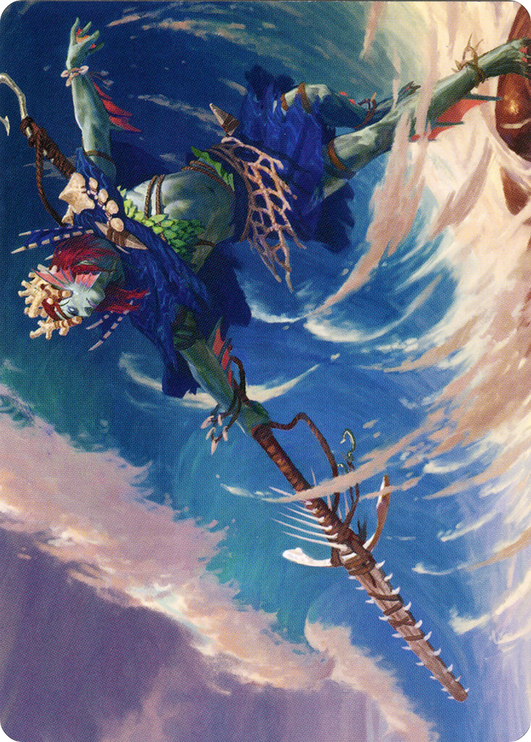 Tazeem Roilmage // Tazeem Roilmage (AZNR-051) - Zendikar Rising Art Series (Borderless)