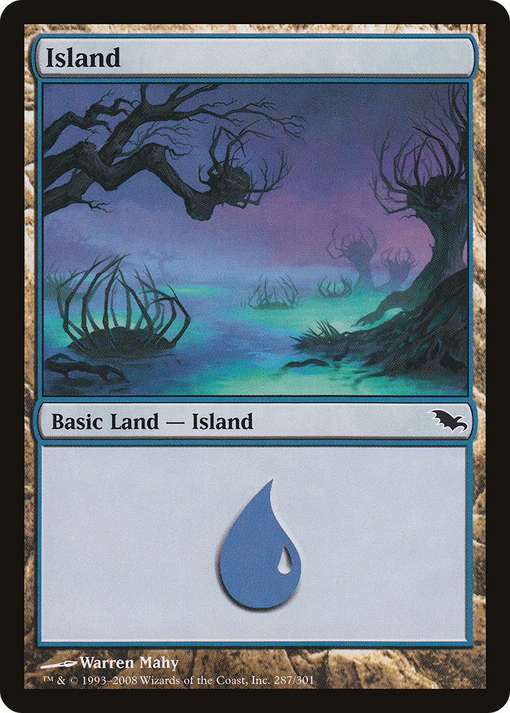 Island (287) [Shadowmoor] Foil