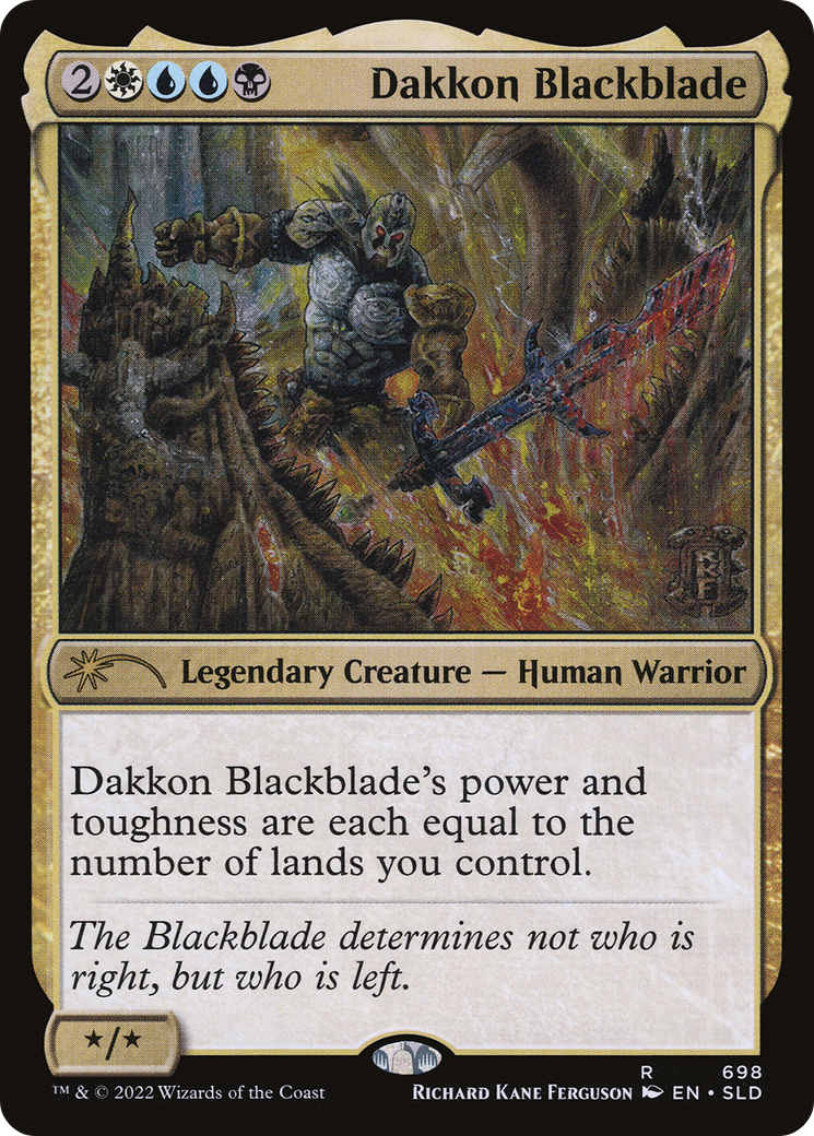 Dakkon Blackblade [Secret Lair Drop Promos] Foil