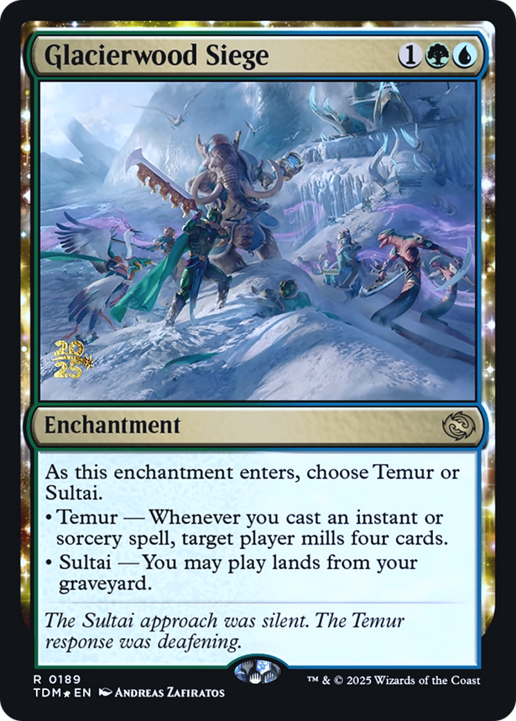 Glacierwood Siege (189) [Prerelease Cards]  Foil