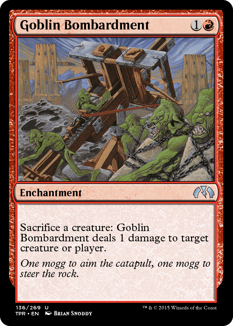 Goblin Bombardment (TPR-136) - Tempest Remastered Foil