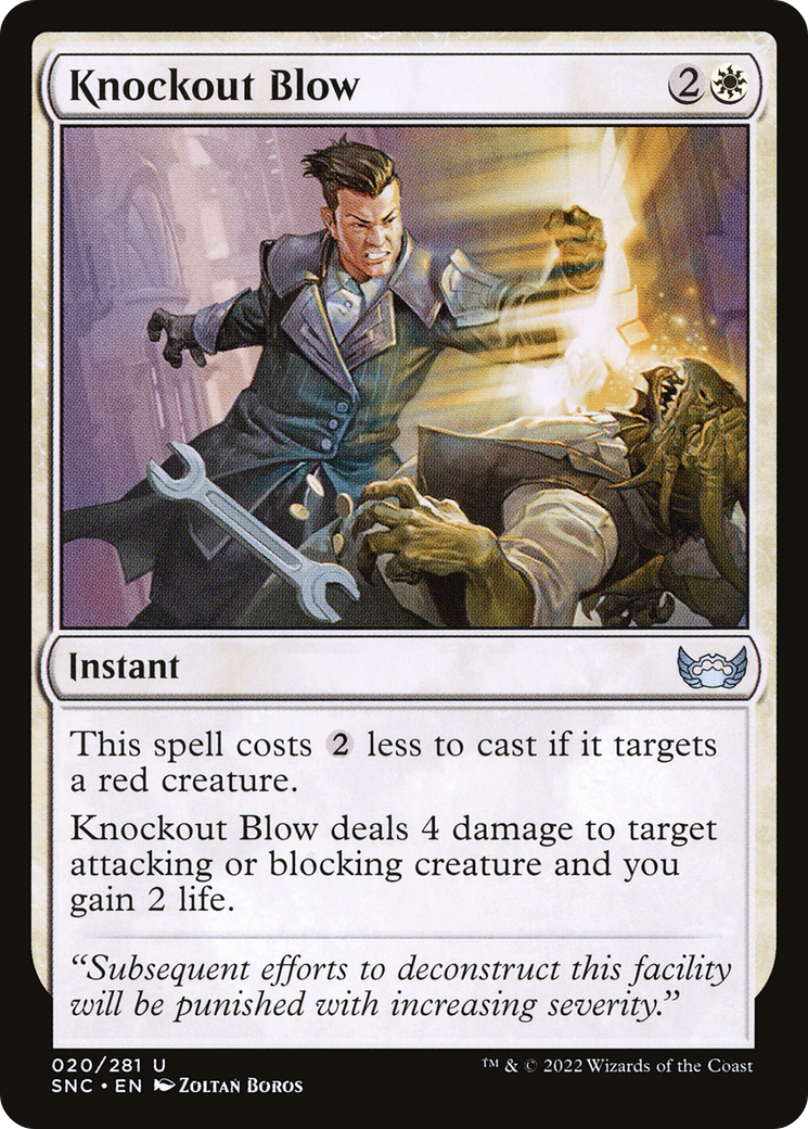 Knockout Blow [Streets of New Capenna] Foil