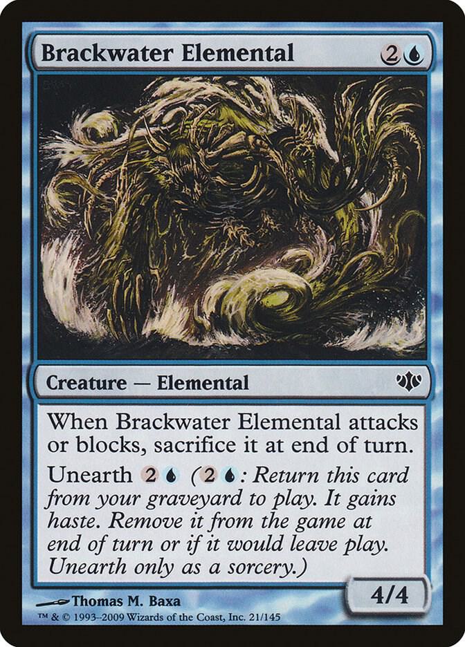 Brackwater Elemental 21/145 (Conflux)  - Foil