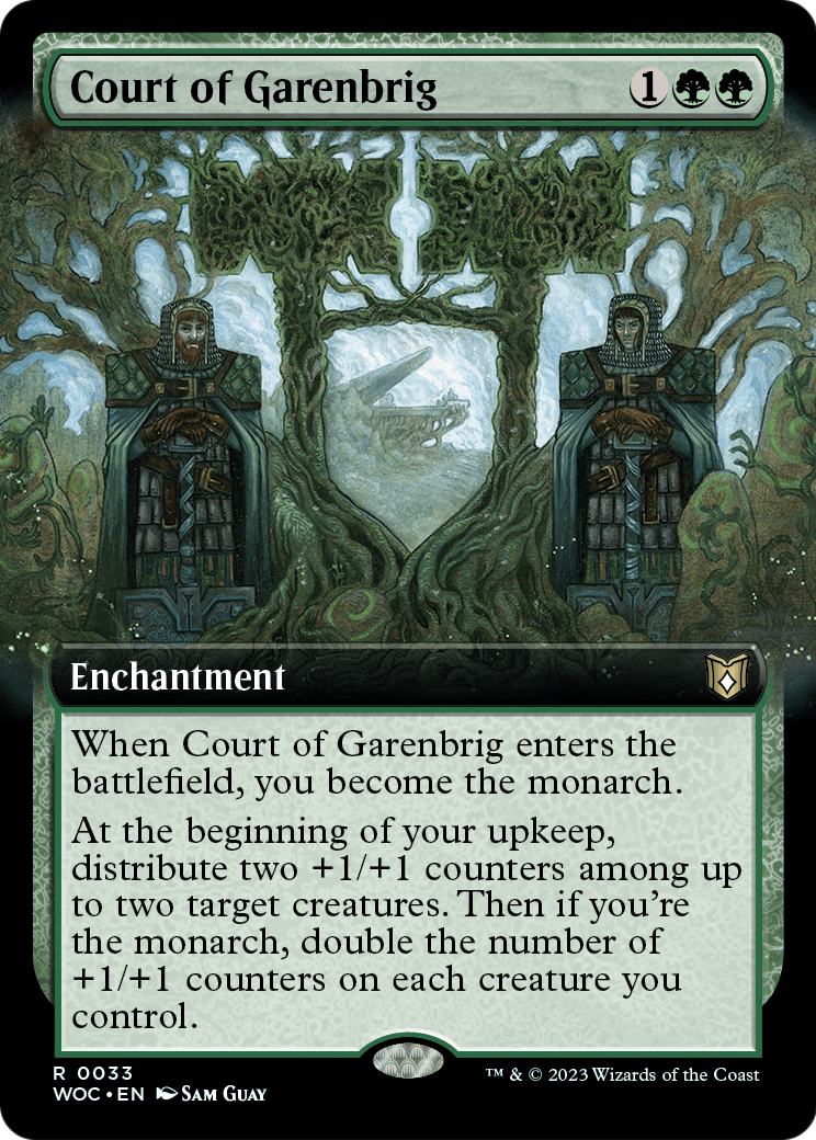 Court of Garenbrig (Extended Art) [Wilds of Eldraine Commander] Foil