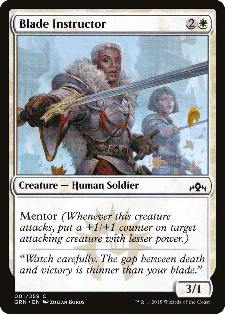 Blade Instructor [Guilds of Ravnica] Foil