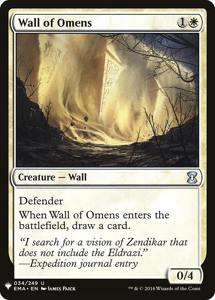 Wall of Omens |  (EMA-34) [The List]