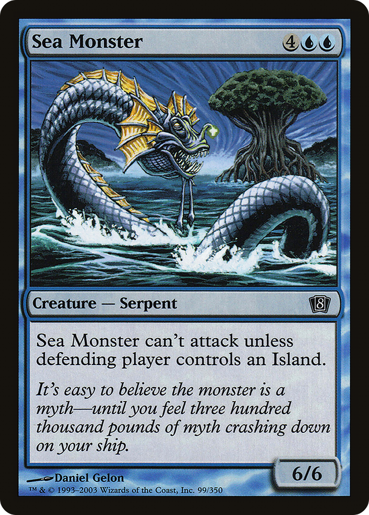 Sea Monster [Eighth Edition] Foil