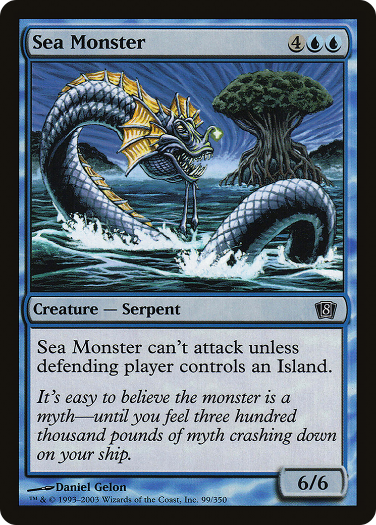 Sea Monster [Eighth Edition] Foil