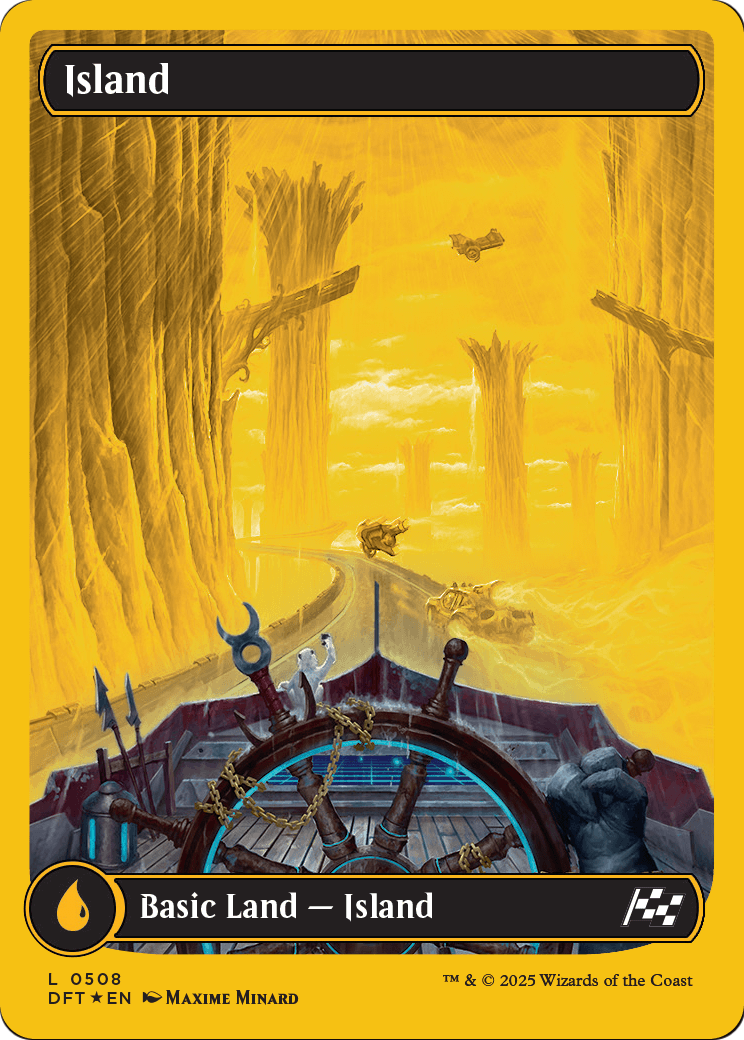 Island |  Foil (508) [Aetherdrift]