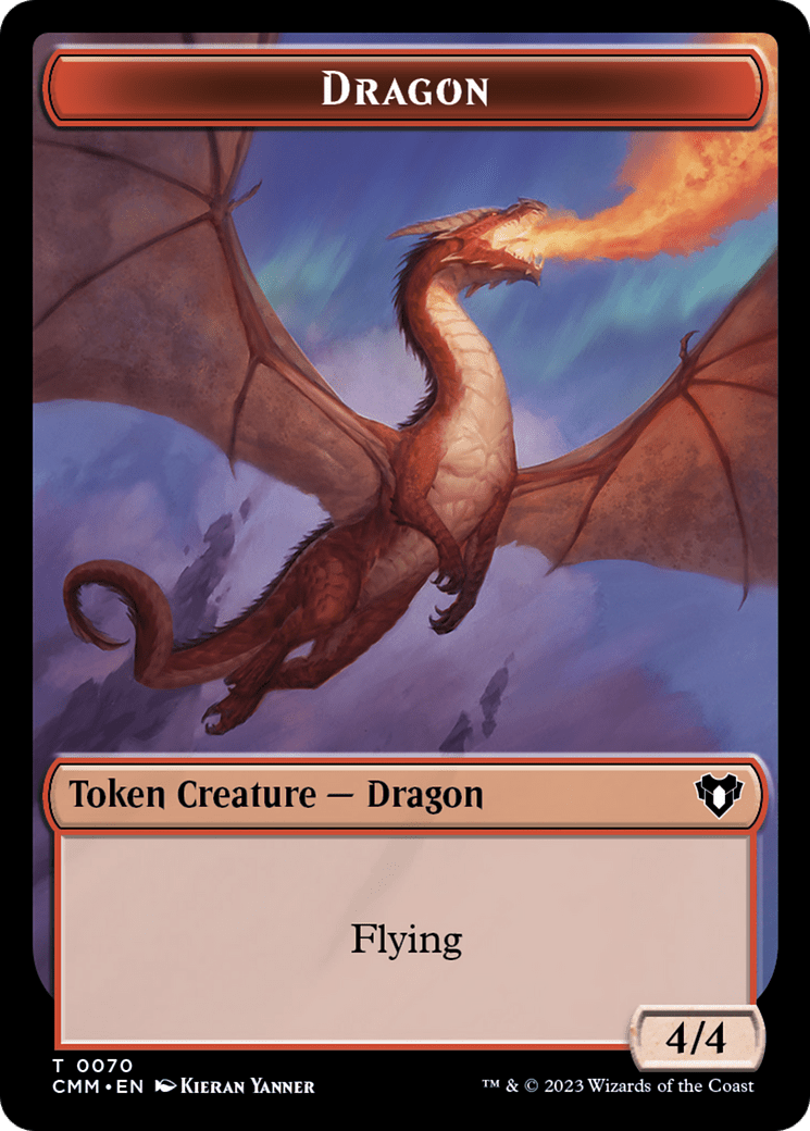 Dragon (TCMM-070) - Commander Masters Tokens