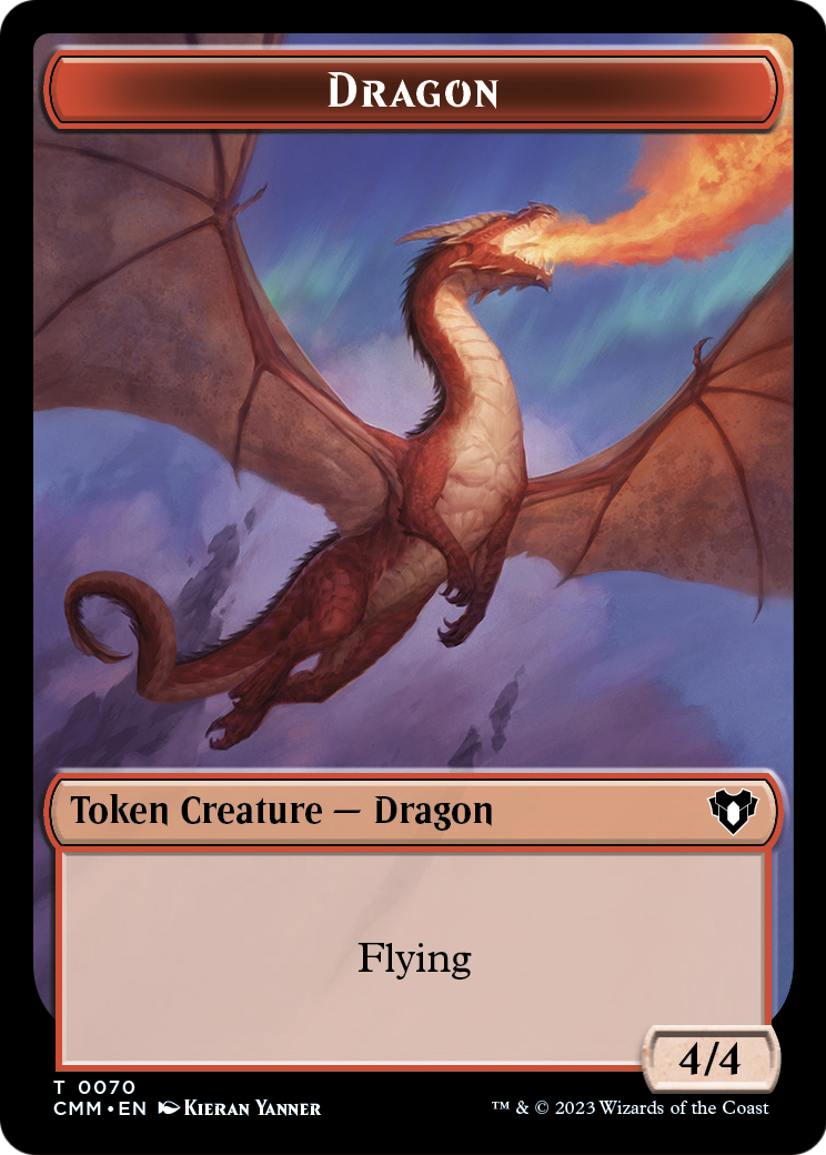 Dragon (TCMM-070) - Commander Masters Tokens