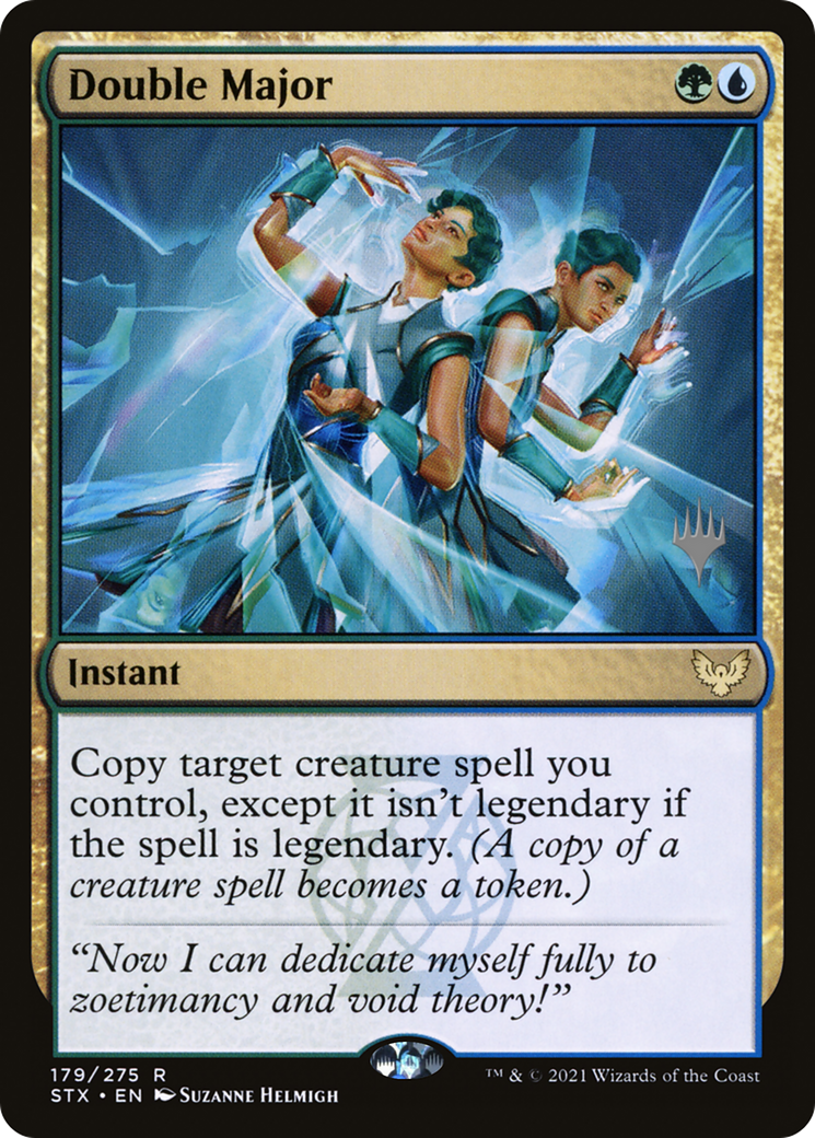 Double Major (Promo Pack) [Strixhaven: School of Mages Promos] Foil