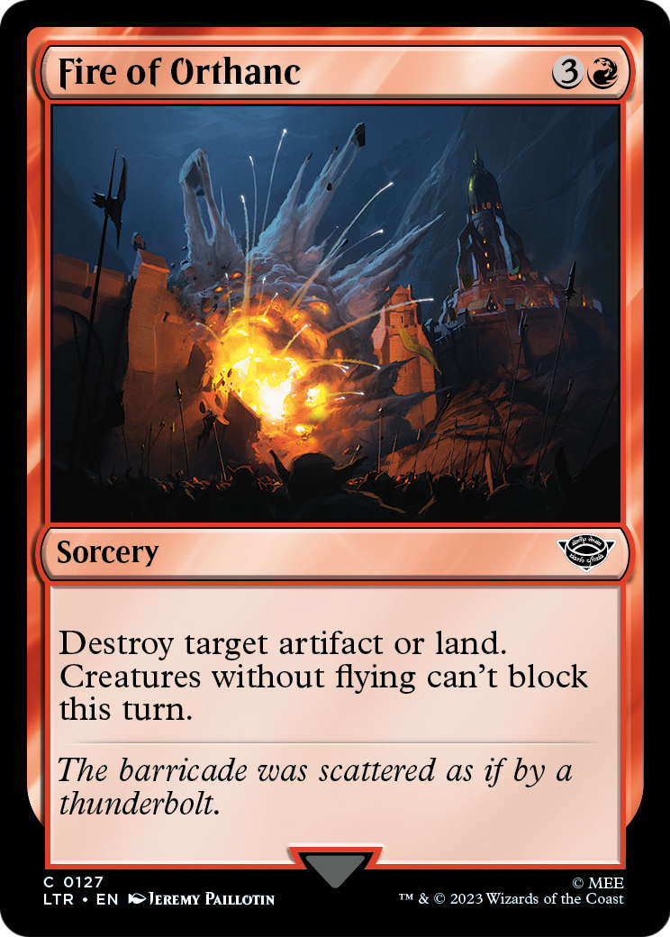 Fire of Orthanc [The Lord of the Rings: Tales of Middle-Earth] Foil