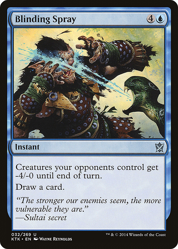 Blinding Spray [Khans of Tarkir] Foil