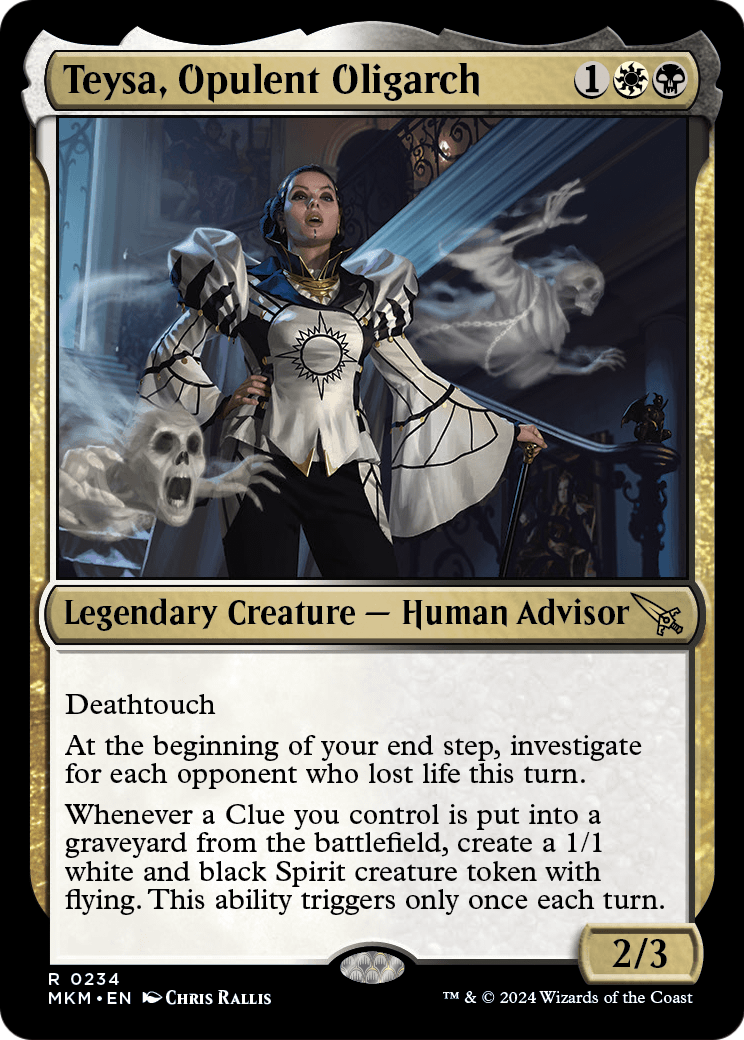 Teysa, Opulent Oligarch [Murders at Karlov Manor] Foil