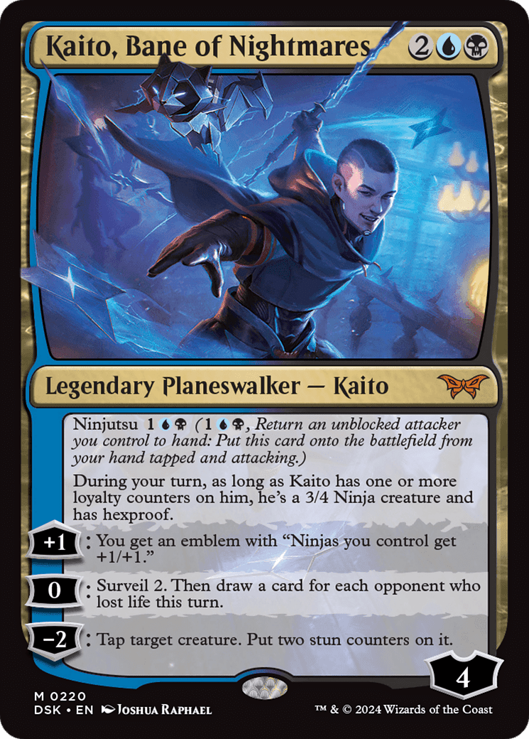 Kaito, Bane of Nightmares [Duskmourn: House of Horror] Foil