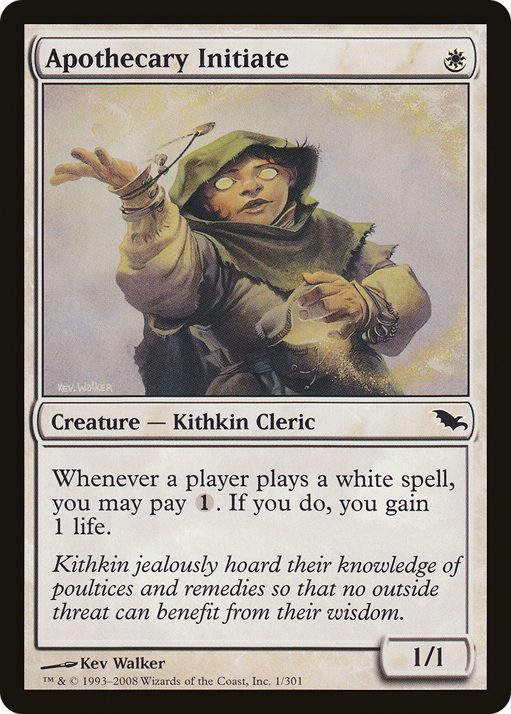 Apothecary Initiate [Shadowmoor] Foil