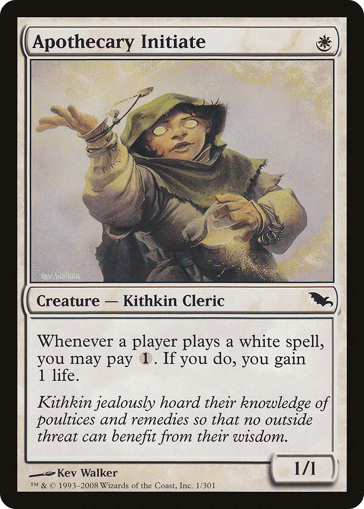 Apothecary Initiate [Shadowmoor] Foil