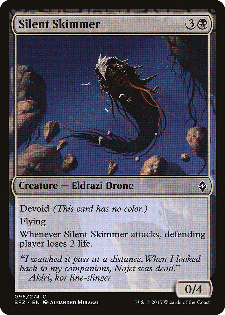 Silent Skimmer [Battle for Zendikar] Foil