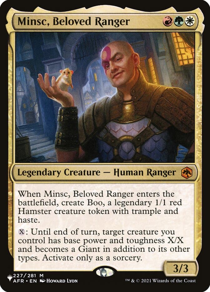 Minsc, Beloved Ranger |  (AFR-227) [The List]