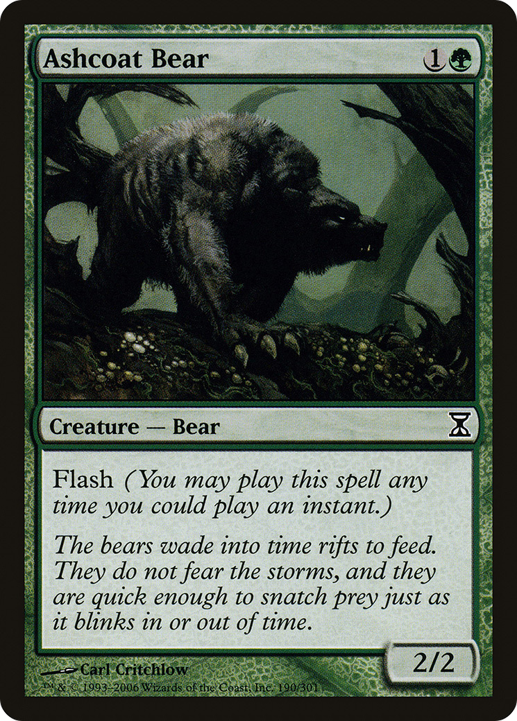 Ashcoat Bear [Time Spiral] Foil