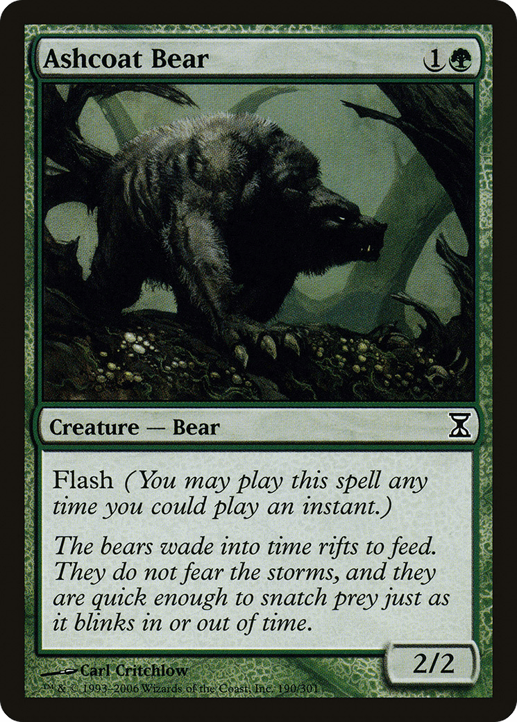 Ashcoat Bear [Time Spiral] Foil