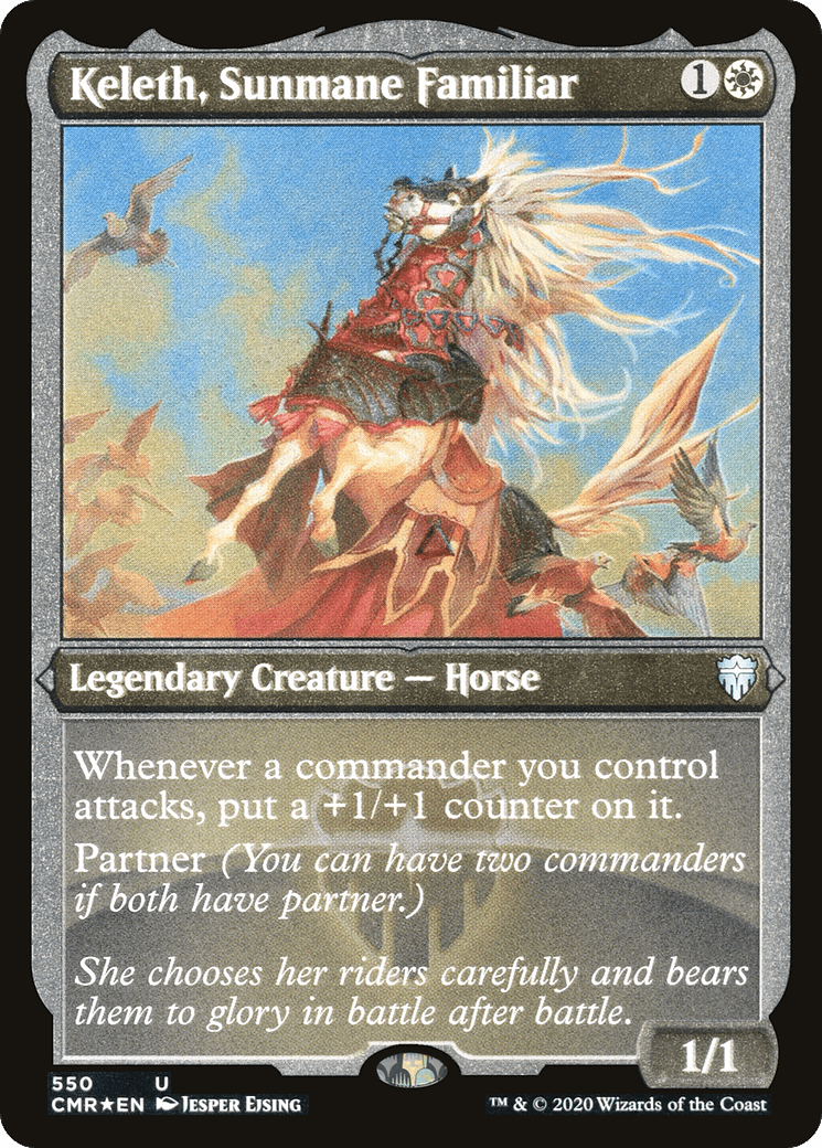 Keleth, Sunmane Familiar (550) [Commander Legends]  Foil
