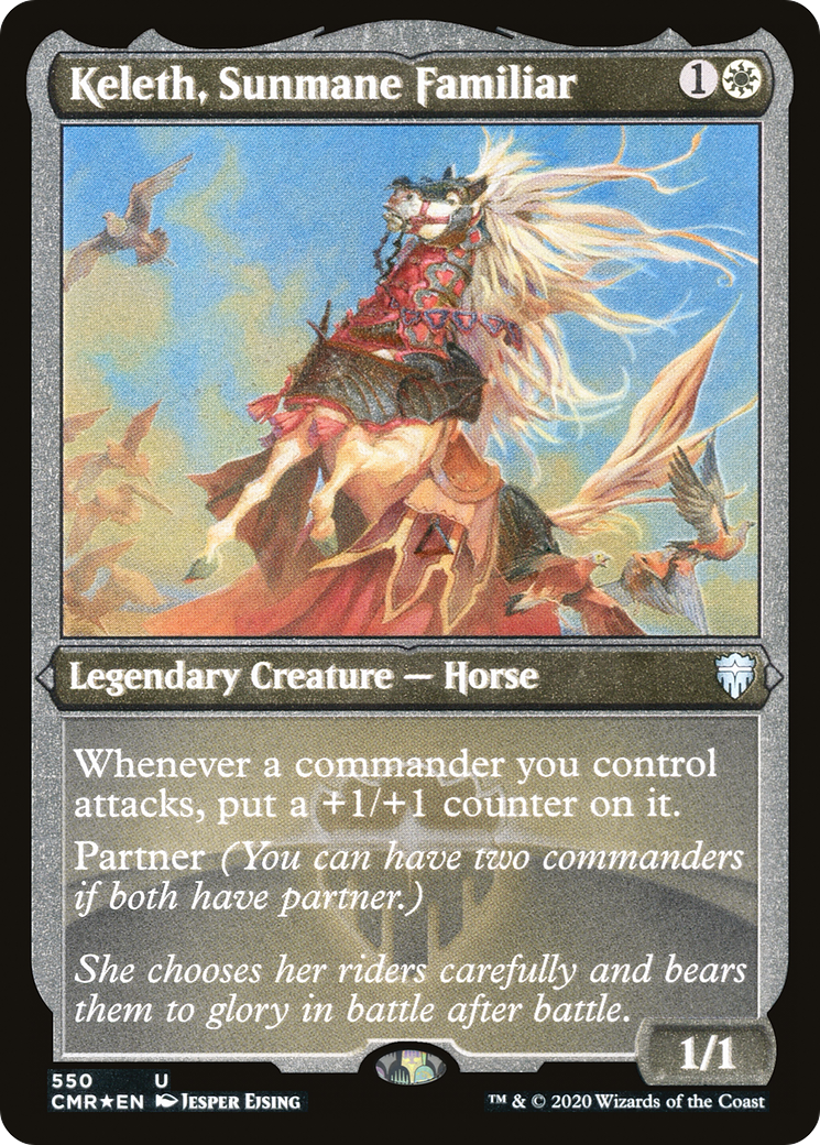 Keleth, Sunmane Familiar (550) [Commander Legends]  Foil