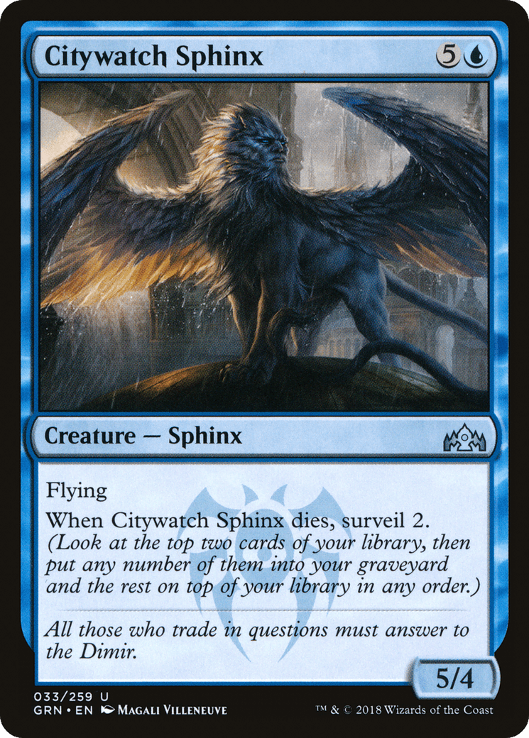 Citywatch Sphinx [Guilds of Ravnica] Foil