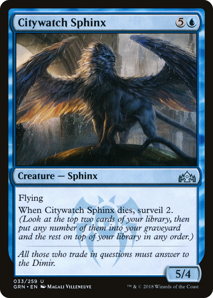 Citywatch Sphinx [Guilds of Ravnica] Foil