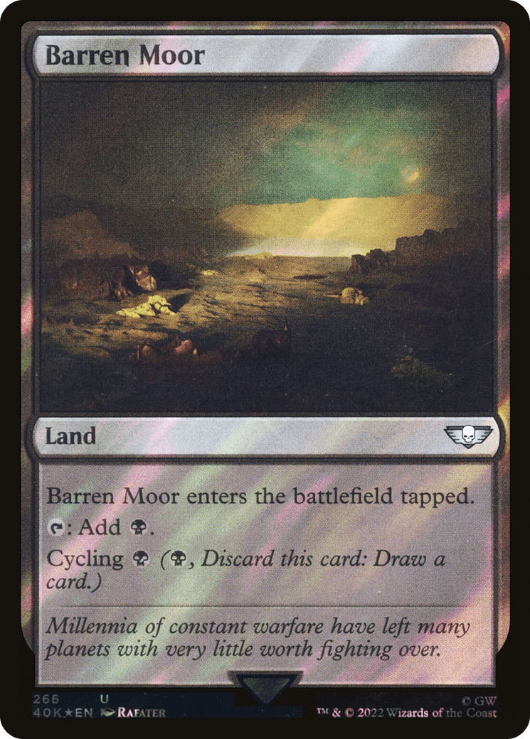 Barren Moor (Surge Foil) [Warhammer 40,000]