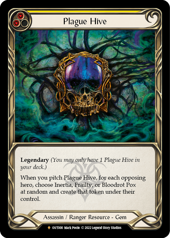 Plague Hive [OUT000] (Outsiders)  Rainbow Foil