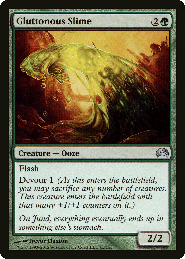 Gluttonous Slime (065) [Planechase 2012]  Foil