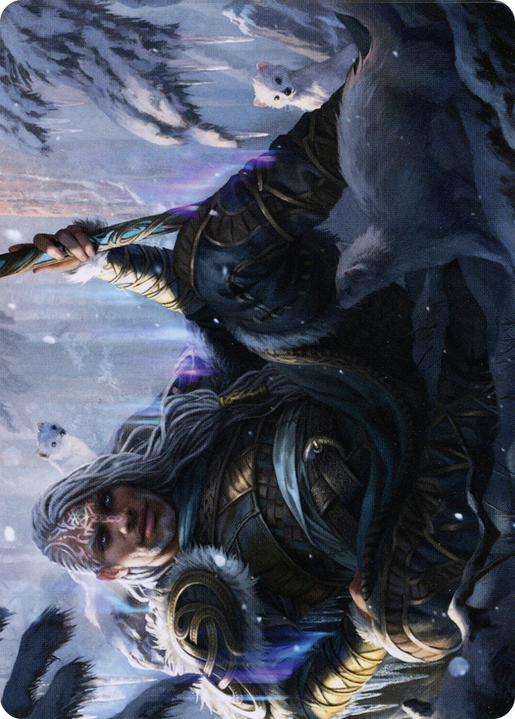 Jorn, God of Winter // Jorn, God of Winter (AKHM-047) - Kaldheim Art Series (Borderless) Foil