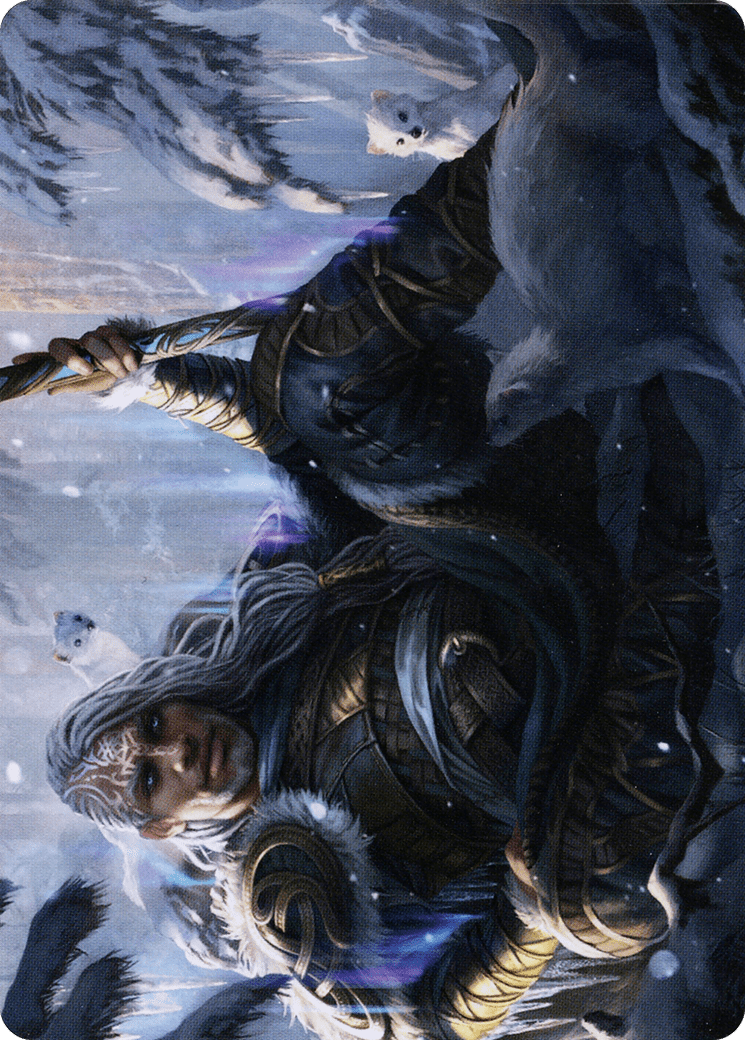 Jorn, God of Winter // Jorn, God of Winter (AKHM-047) - Kaldheim Art Series (Borderless) Foil