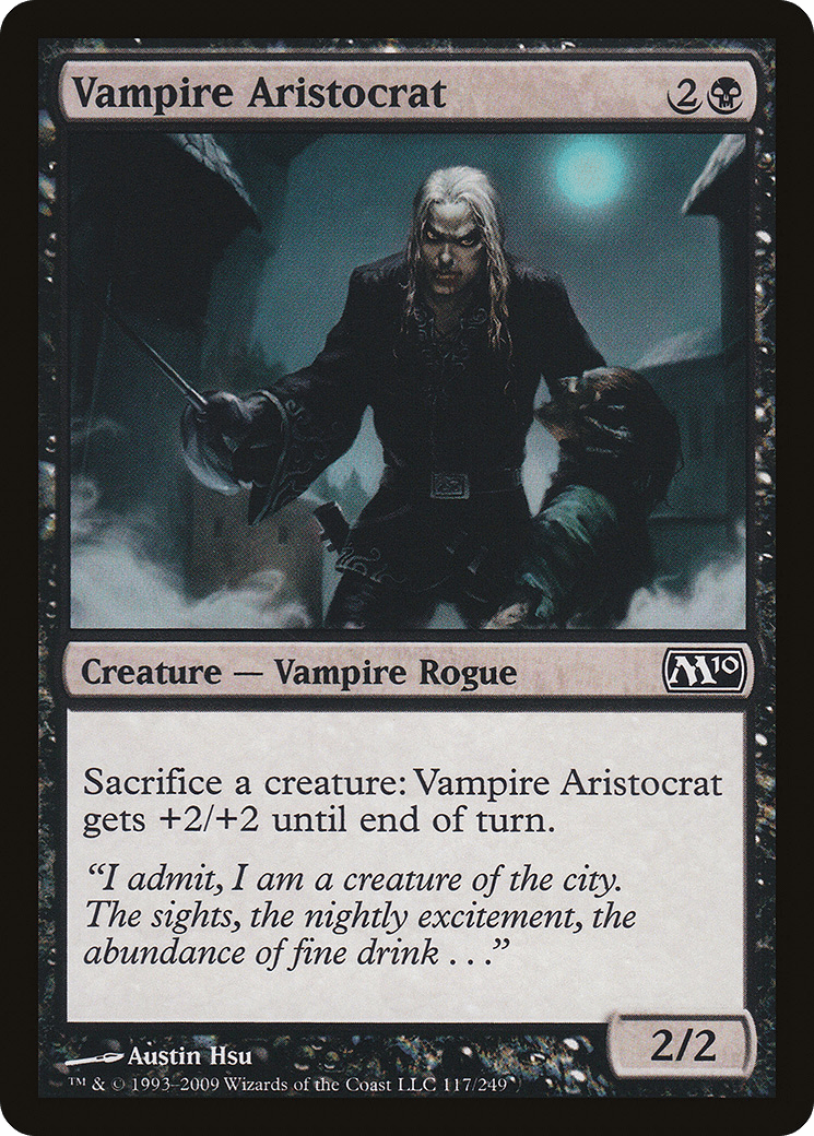 Vampire Aristocrat [Magic 2010] Foil