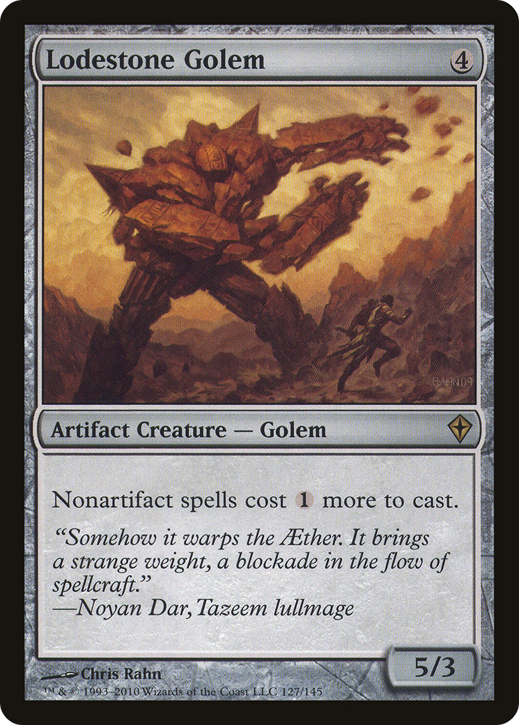 Lodestone Golem [Worldwake] Foil