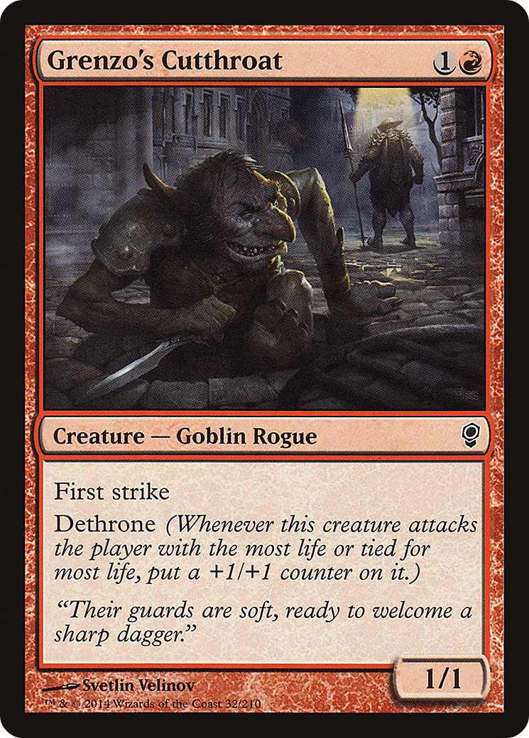 Grenzo's Cutthroat [Conspiracy] Foil