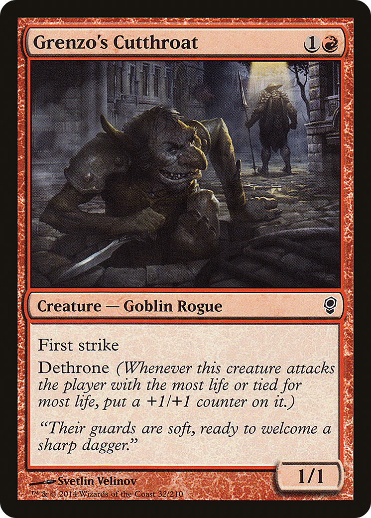 Grenzo's Cutthroat [Conspiracy] Foil