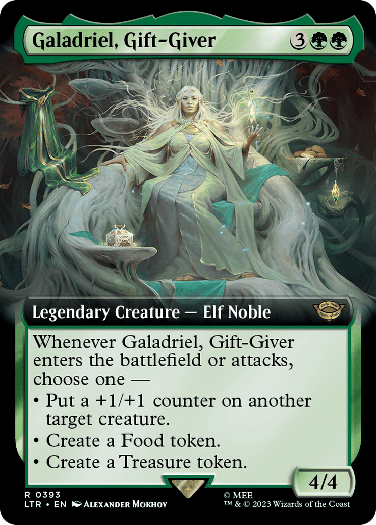 Galadriel, Gift-Giver (Extended Art) [The Lord of the Rings: Tales of Middle-Earth] Foil