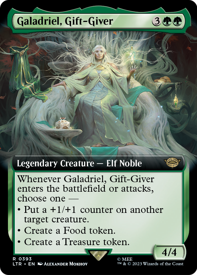 Galadriel, Gift-Giver (Extended Art) [The Lord of the Rings: Tales of Middle-Earth] Foil