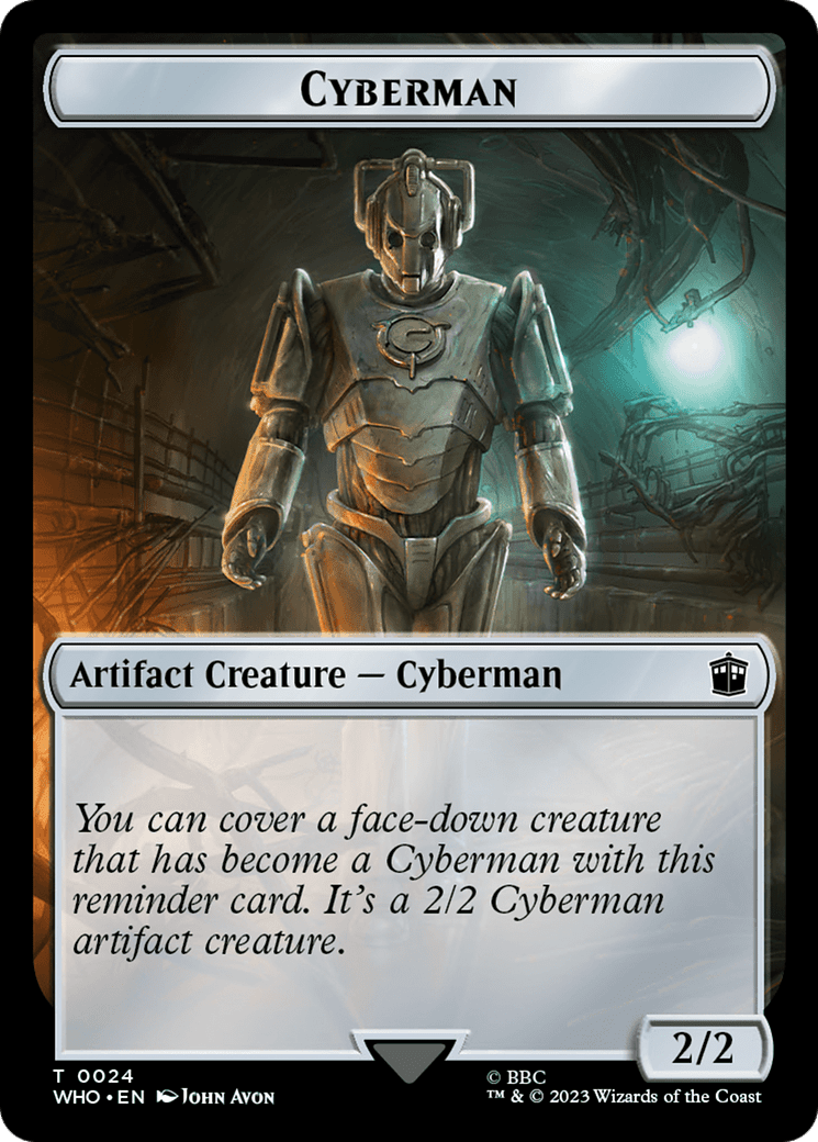 Cyberman (TWHO-024) - Doctor Who Tokens Foil