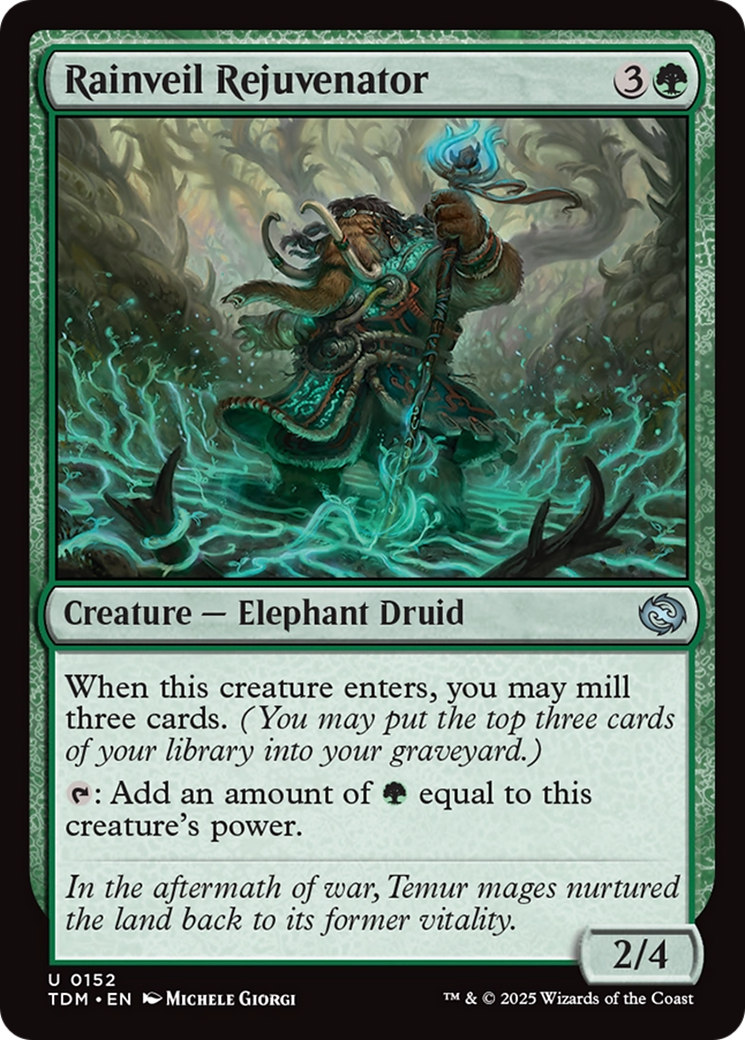 Rainveil Rejuvenator (152) [Tarkir: Dragonstorm]  Foil