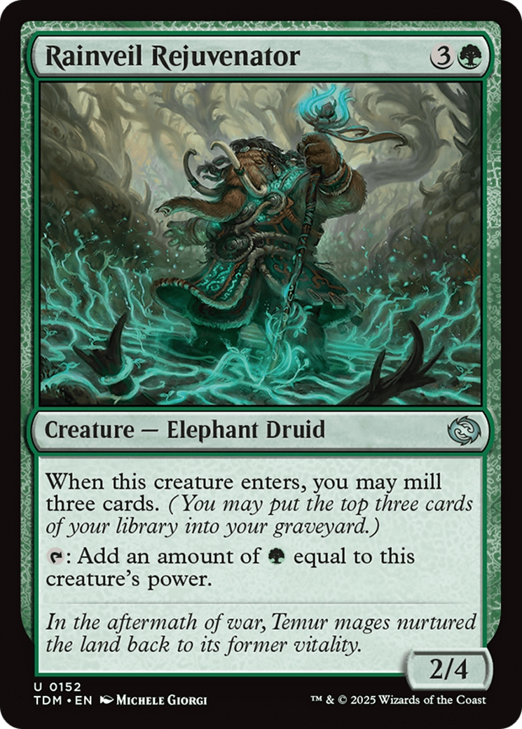 Rainveil Rejuvenator (152) [Tarkir: Dragonstorm]  Foil